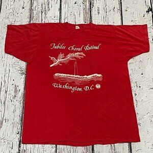 Vintage 1980s Jubilee Choral Festival 80s Screen Stars Washington DC tshirt